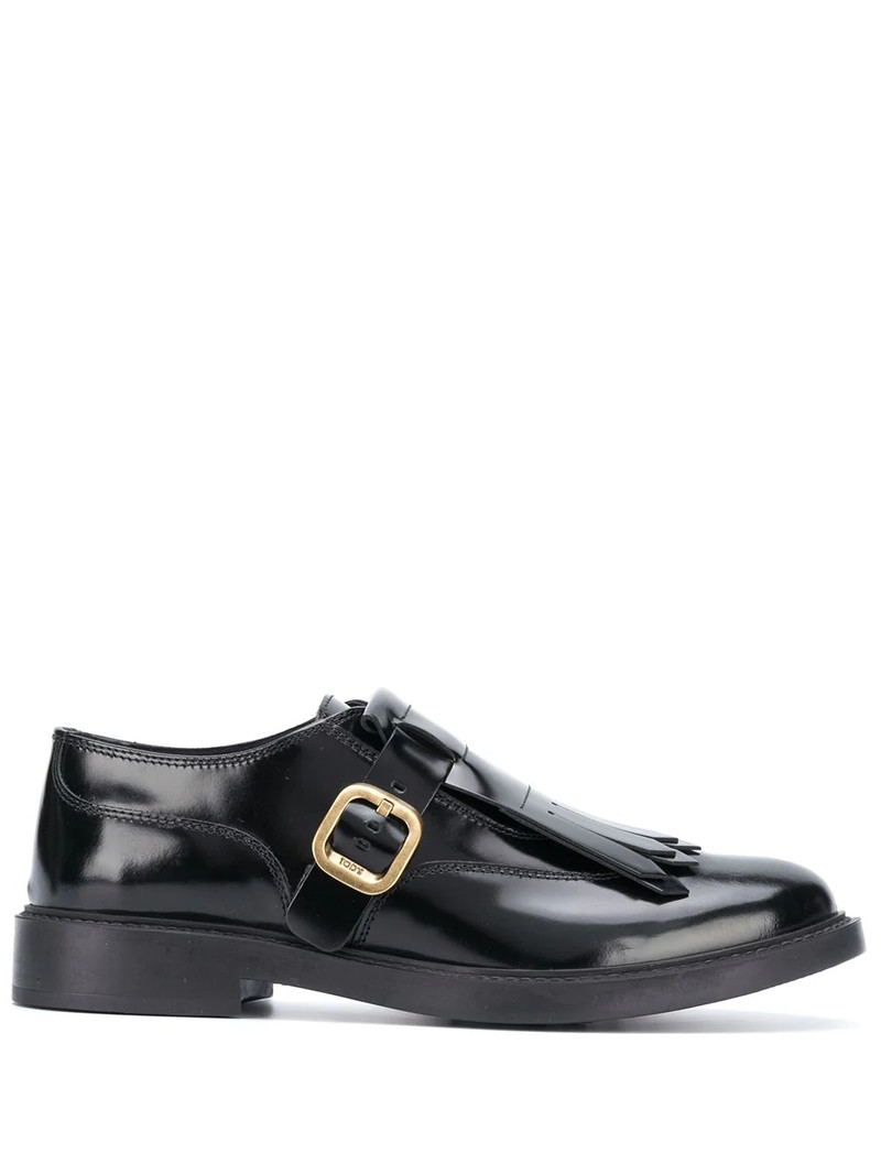 tassel-front buckled shoes 1