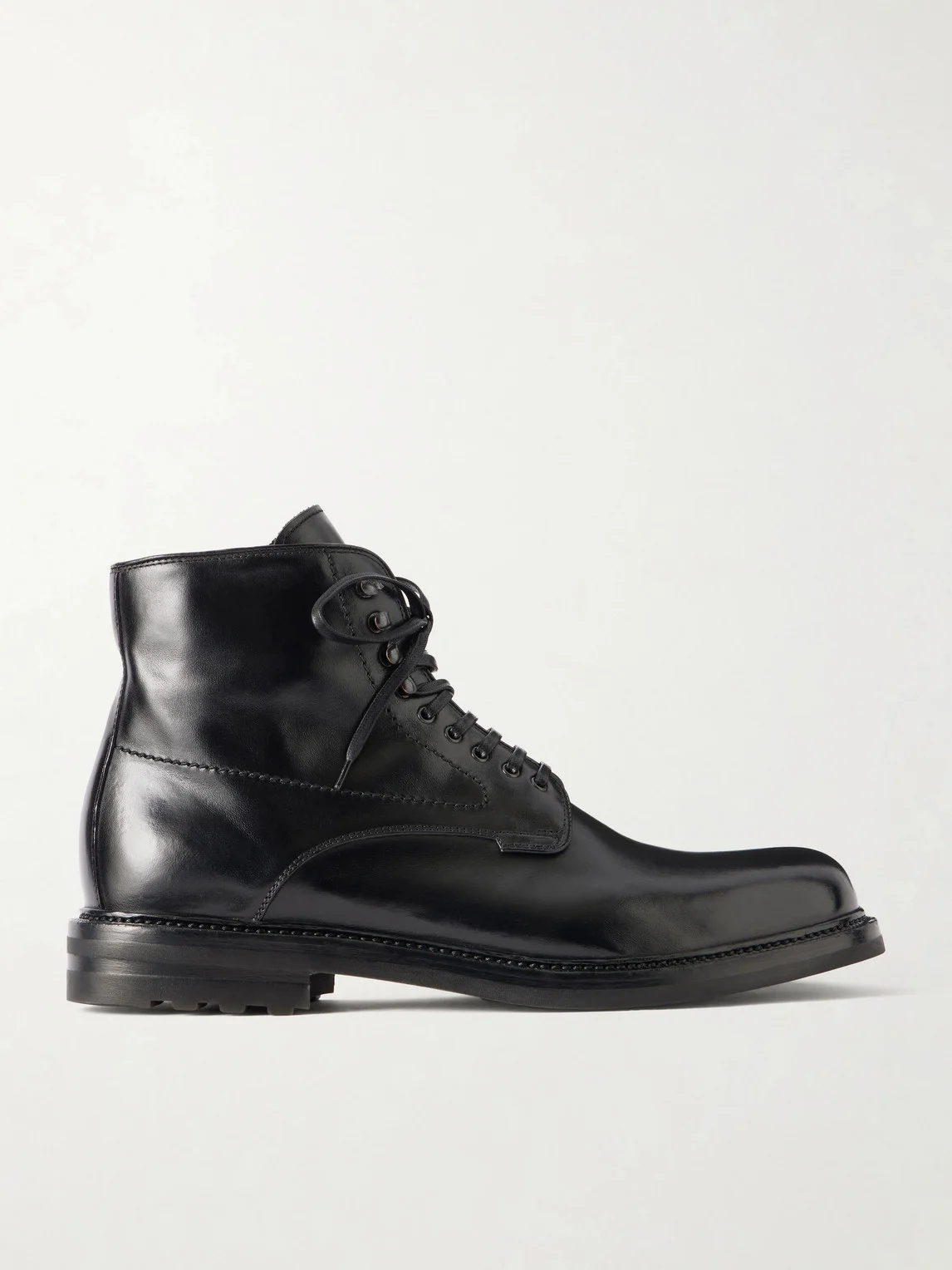 Aston 003 Lace-Up Leather Boots - 1