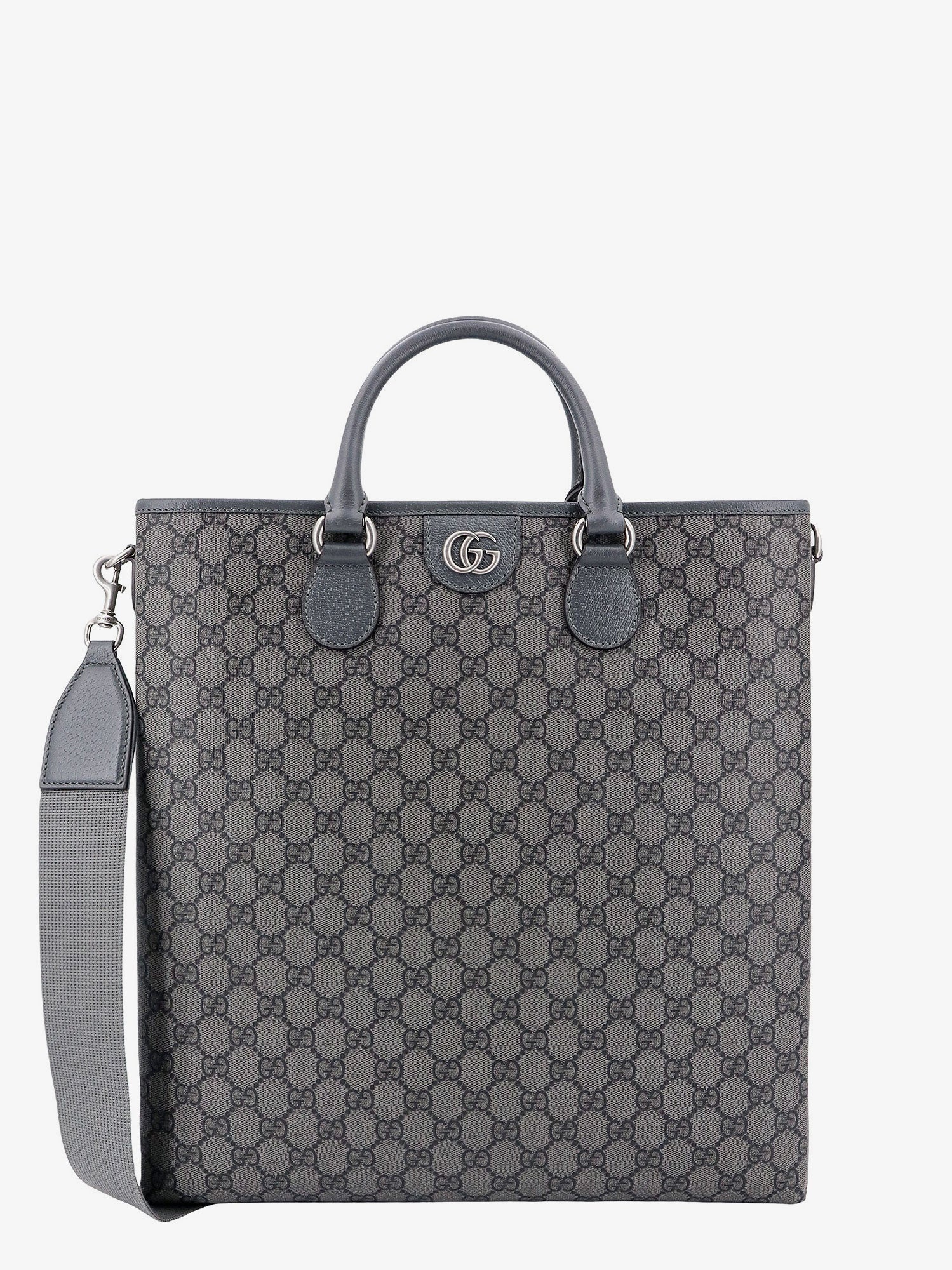 Gucci Man Ophidia Tote Man Grey Handbags - 1