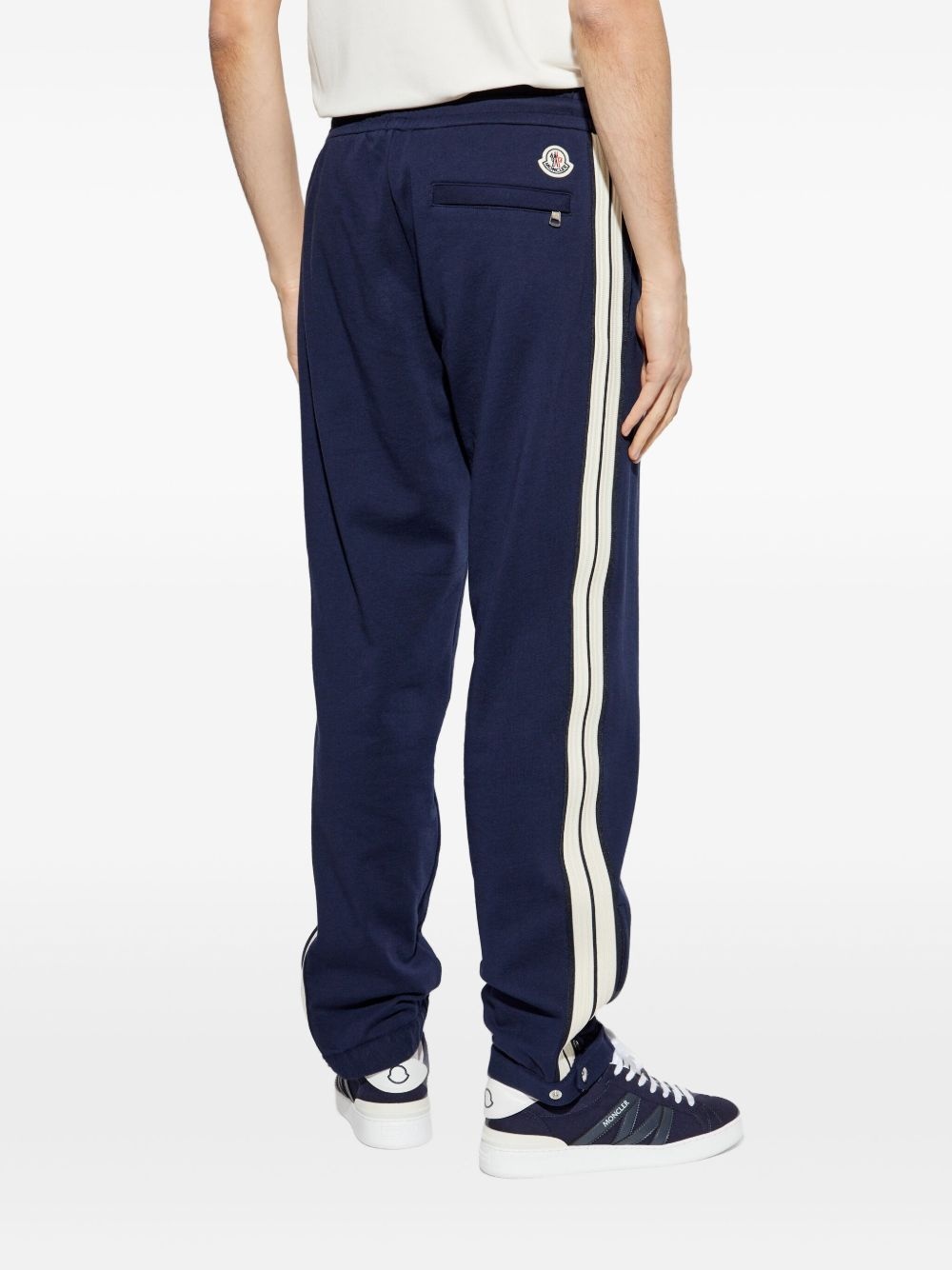 striped track pants - 4