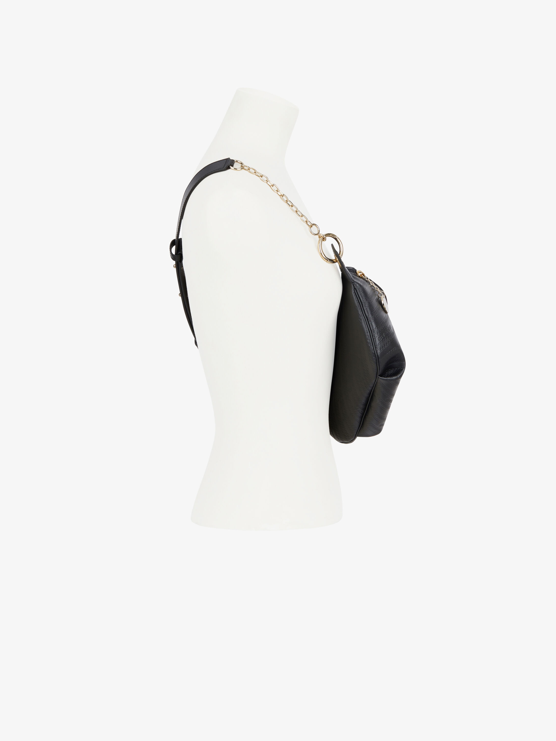 BOND bum bag in GIVENCHY chain embossed leather - 5