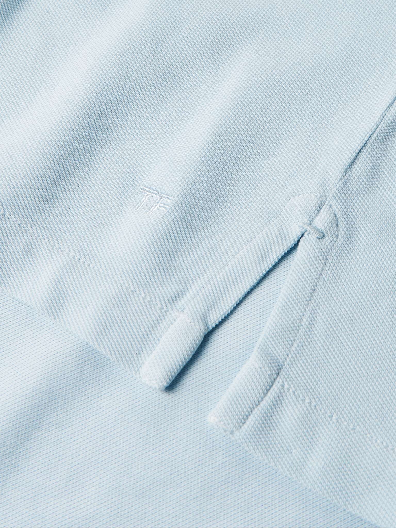 Garment-Dyed Cotton-Piqué Polo Shirt - 5