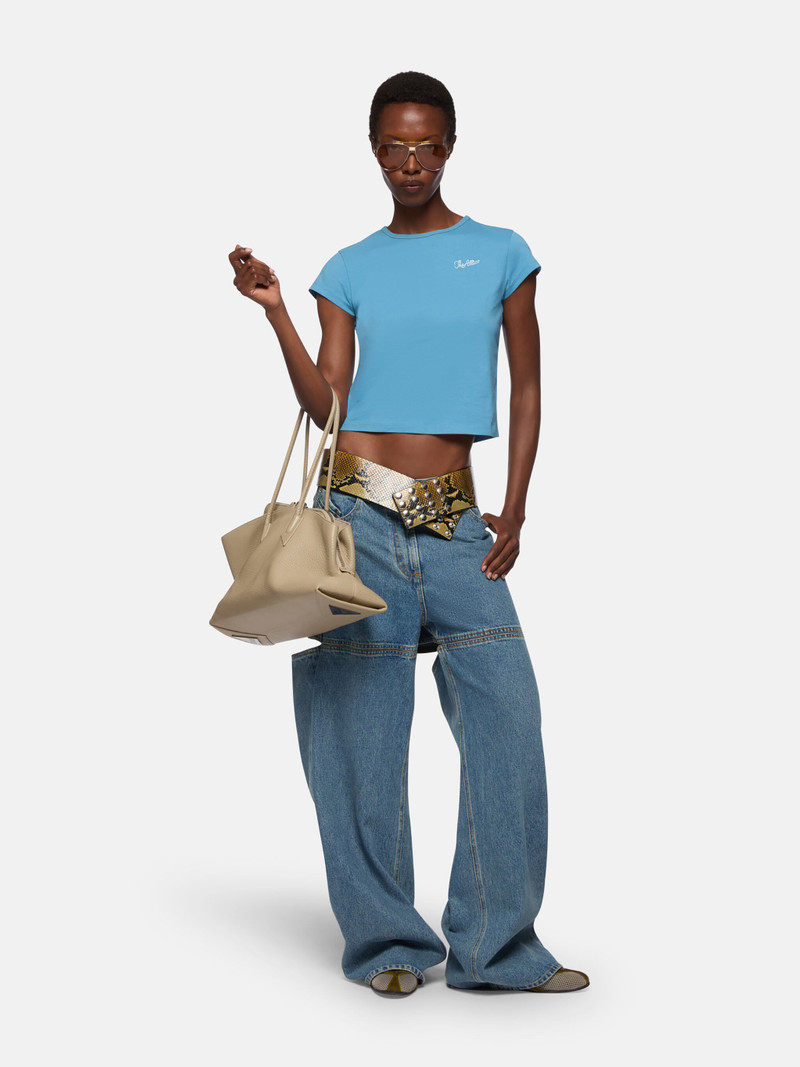 THE ATTICO BLUE T-SHIRT outlook