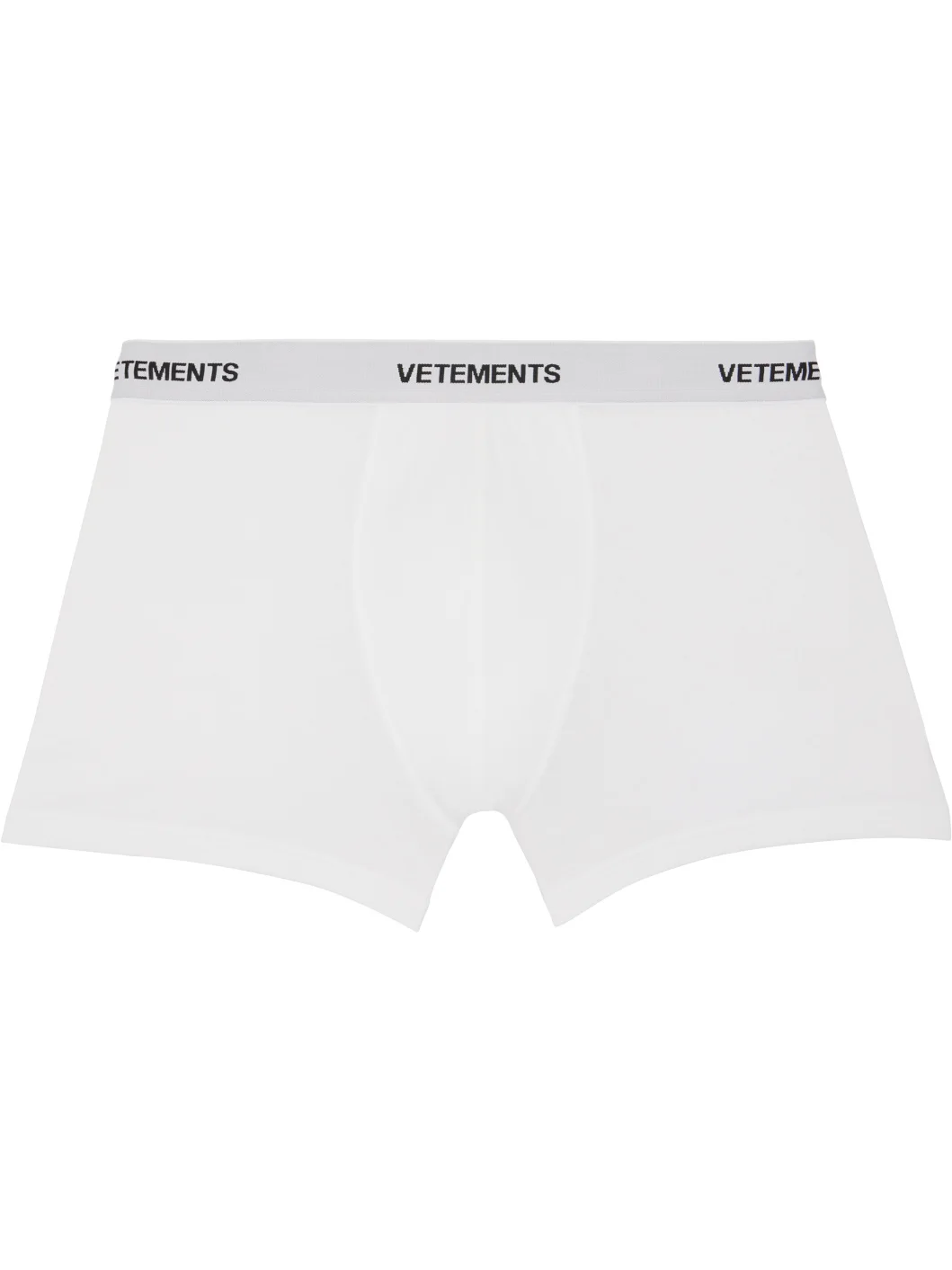 White Logo Boxer Briefs - 1