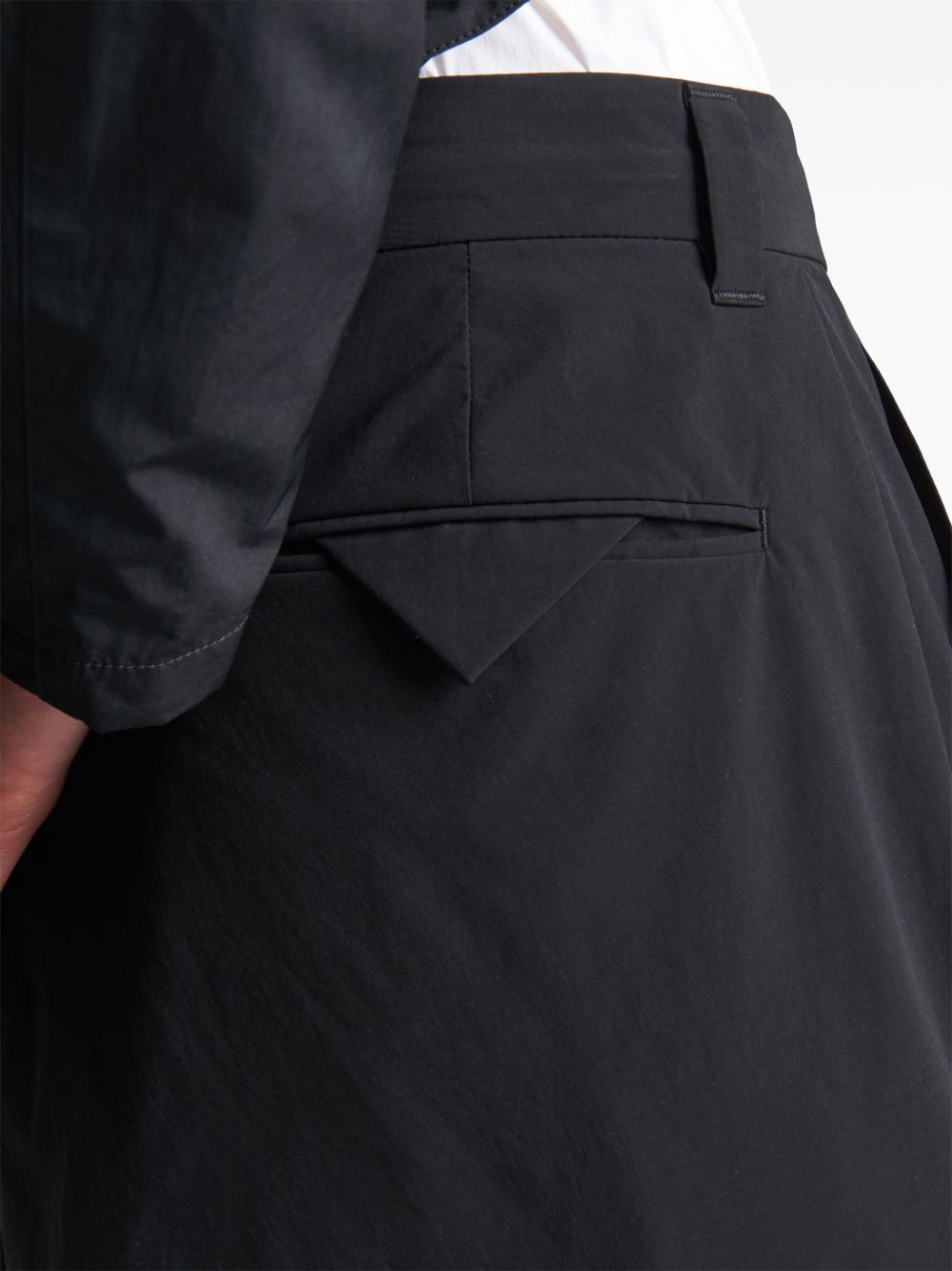 drawstring wide-leg trousers - 5