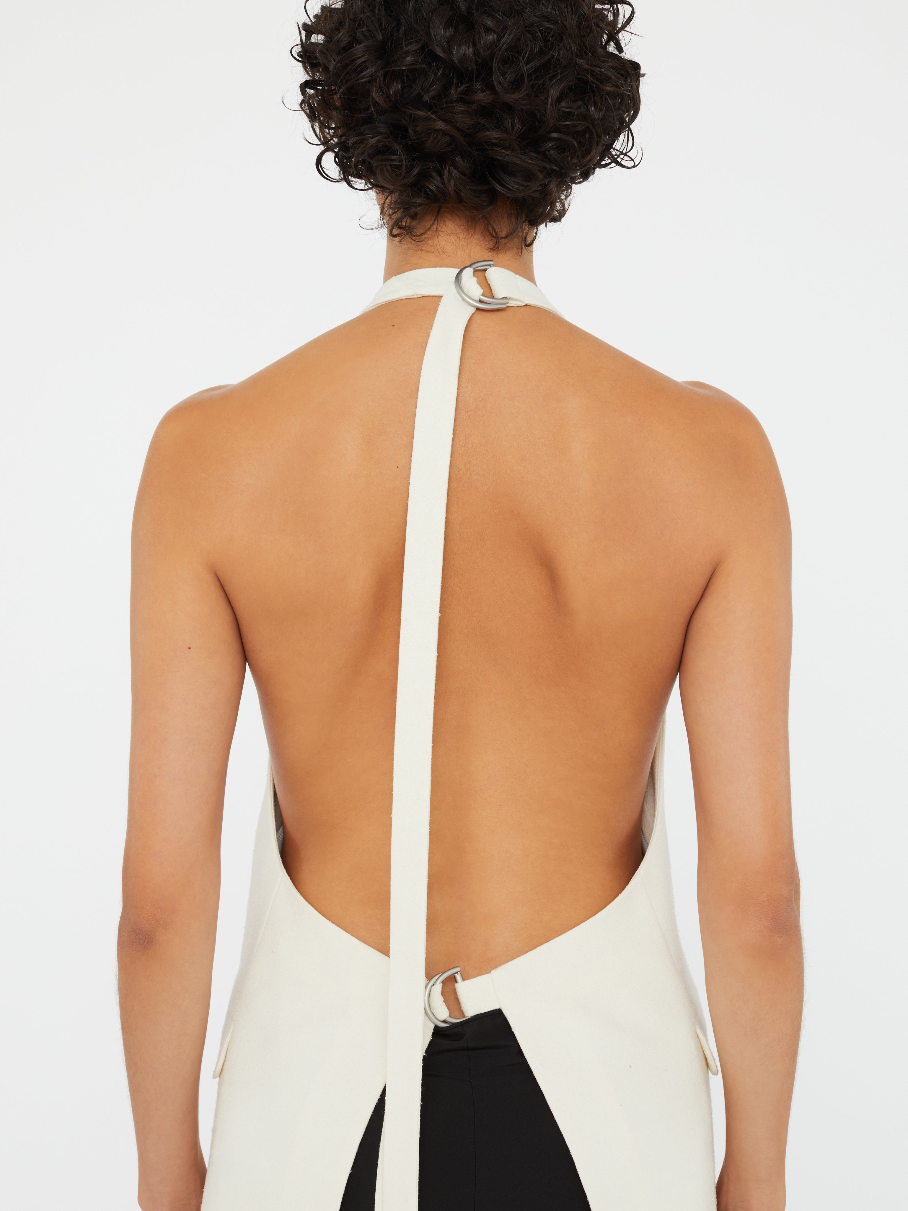 Tuxedo Contrast Silk Vest - 4