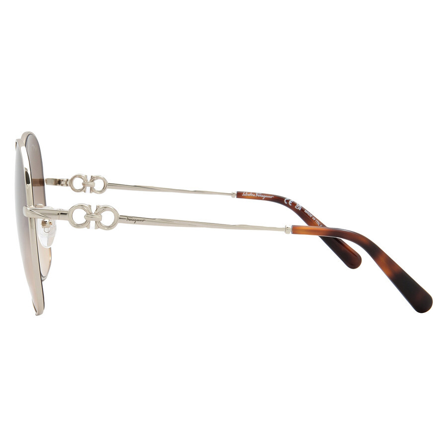 Ferragamo Brown Gradient Butterfly Ladies Sunglasses SF297S 704 59 - 3