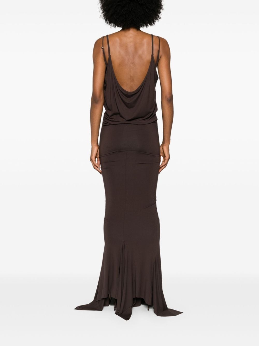 layered midi dress - 4