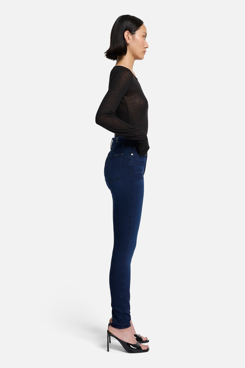 Slim Illusion High Waist Skinny in Twilight Blue 6