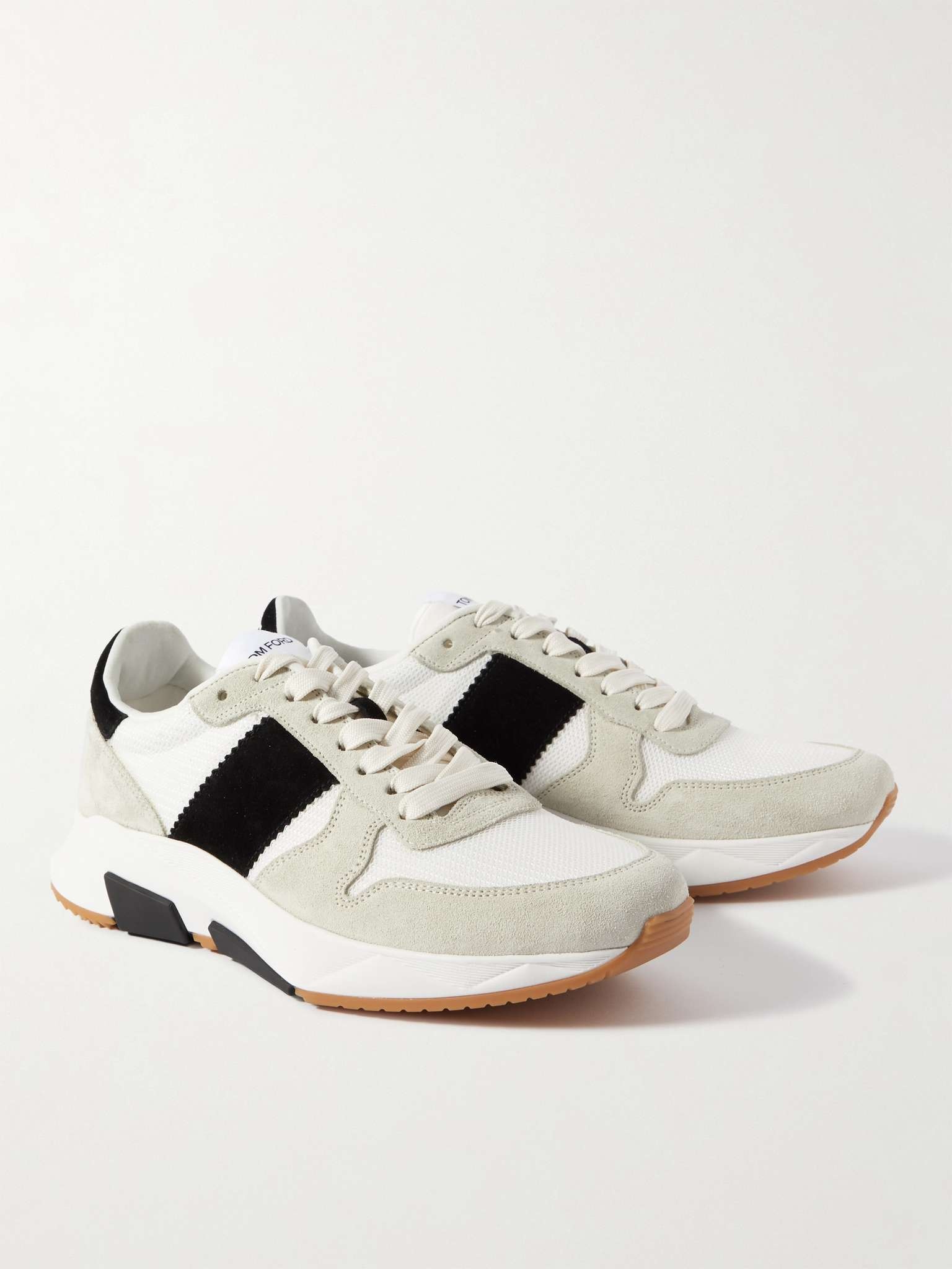 【Tom Ford】 Jagga suede-trimmedスニーカー NYLON AND SUEDE JAGGA SNEAKER | Tom Ford Fashion