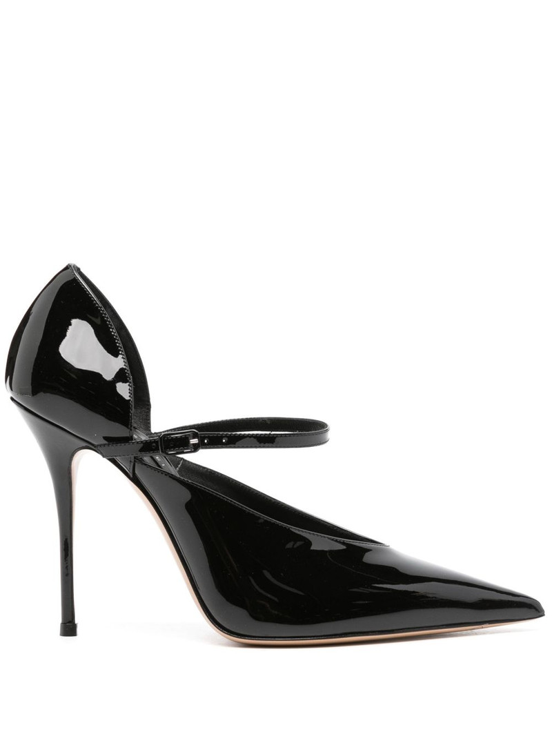 100mm Scarlet Jolly leather pumps 1