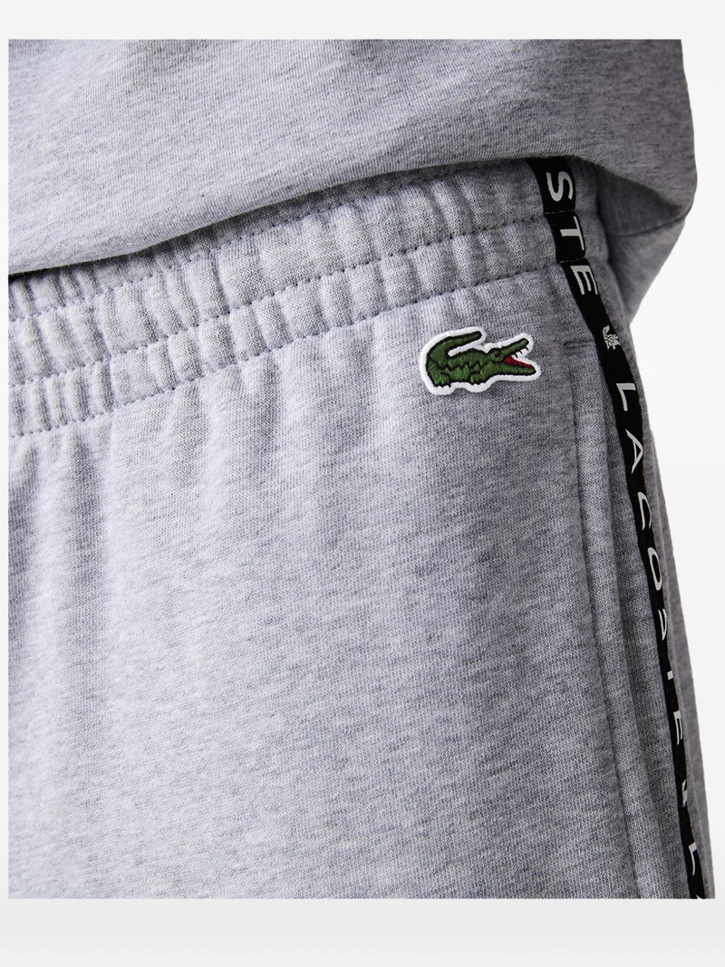 LACOSTE signature striped colourblock fleece track pants outlook