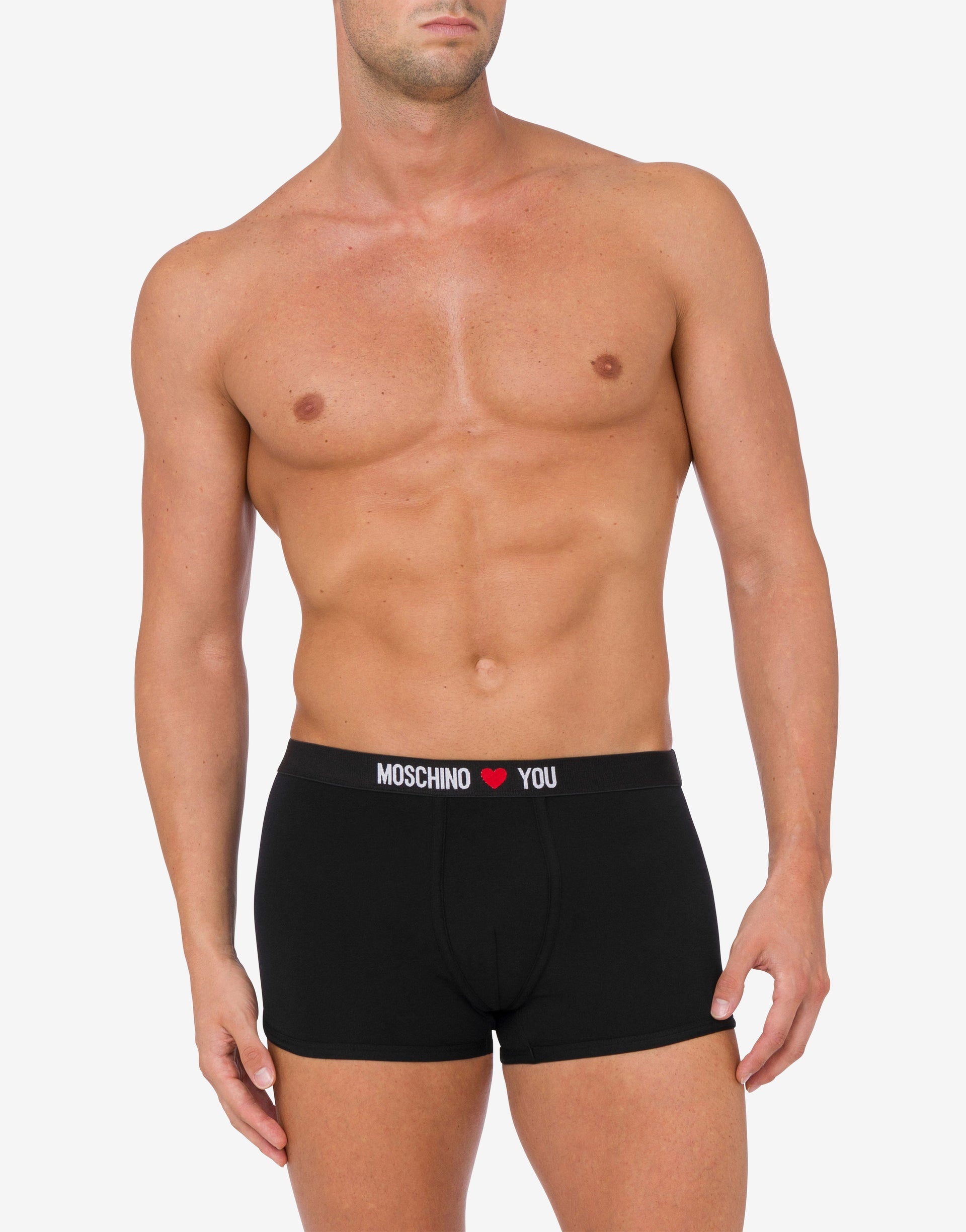 SET OF 2 BOXERS IN STRETCH JERSEY MY VALENTINE - 1