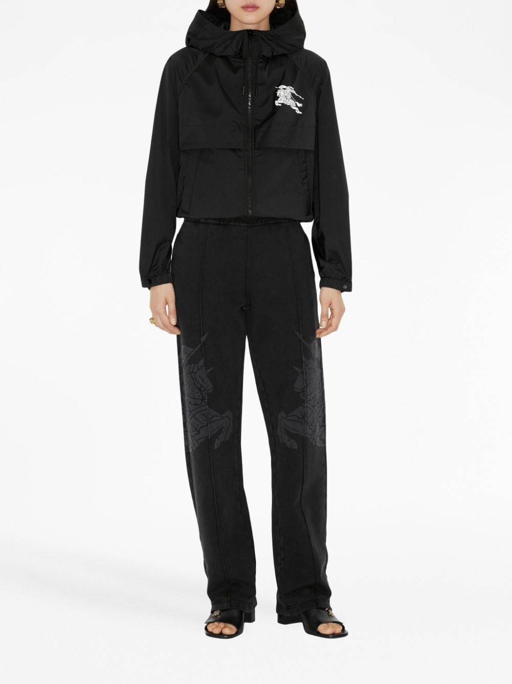 EKD-print cotton track pants - 3