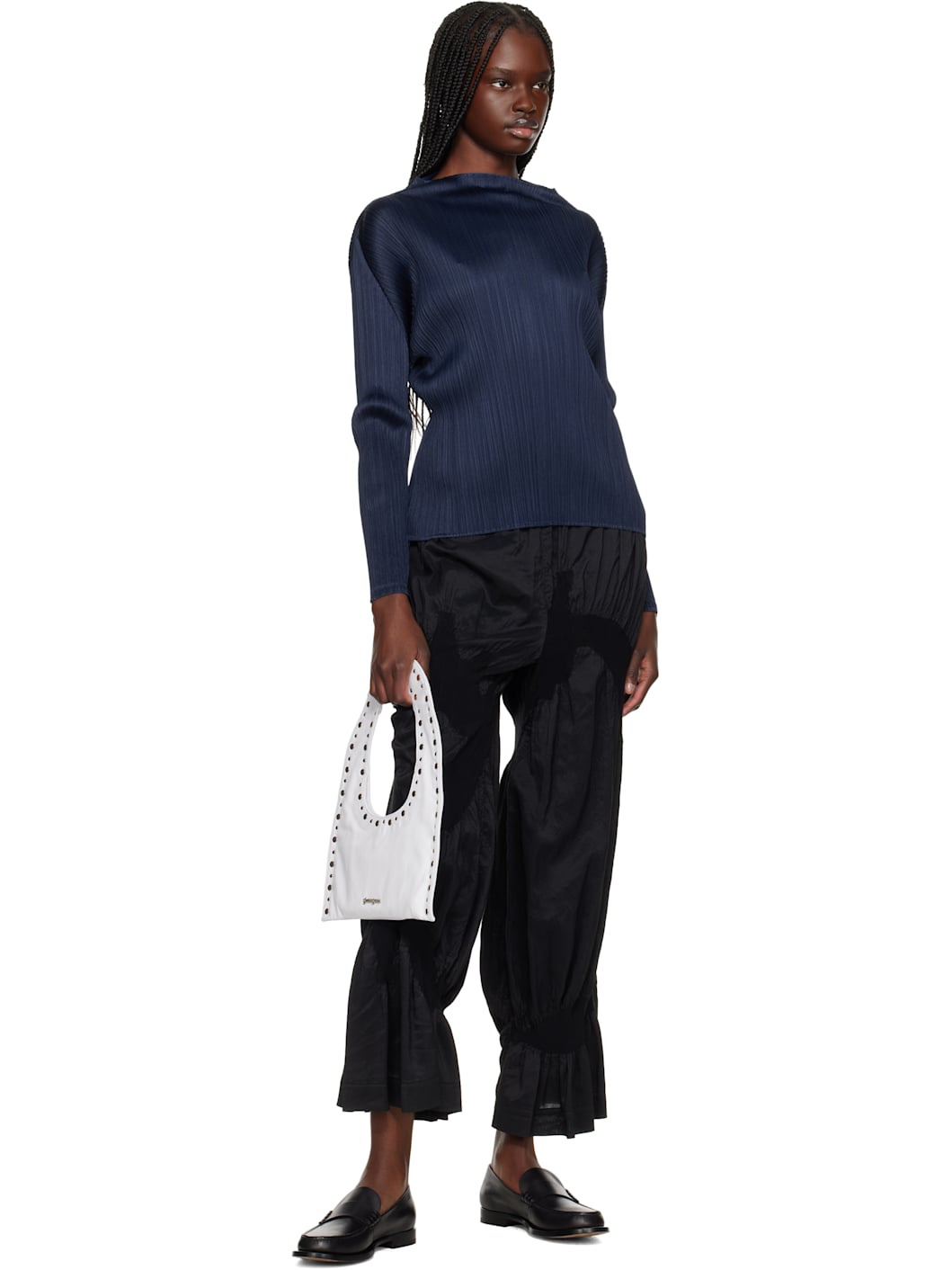 White Mini Franca Bag - 4