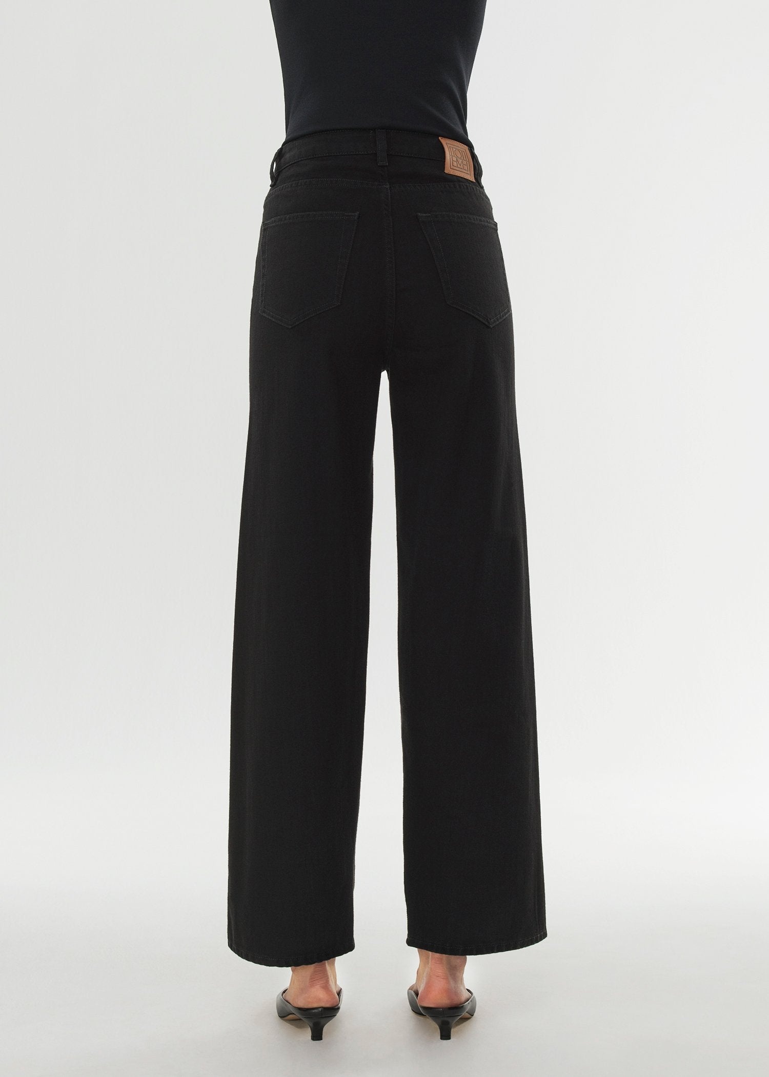 Flare fit denim black - 4