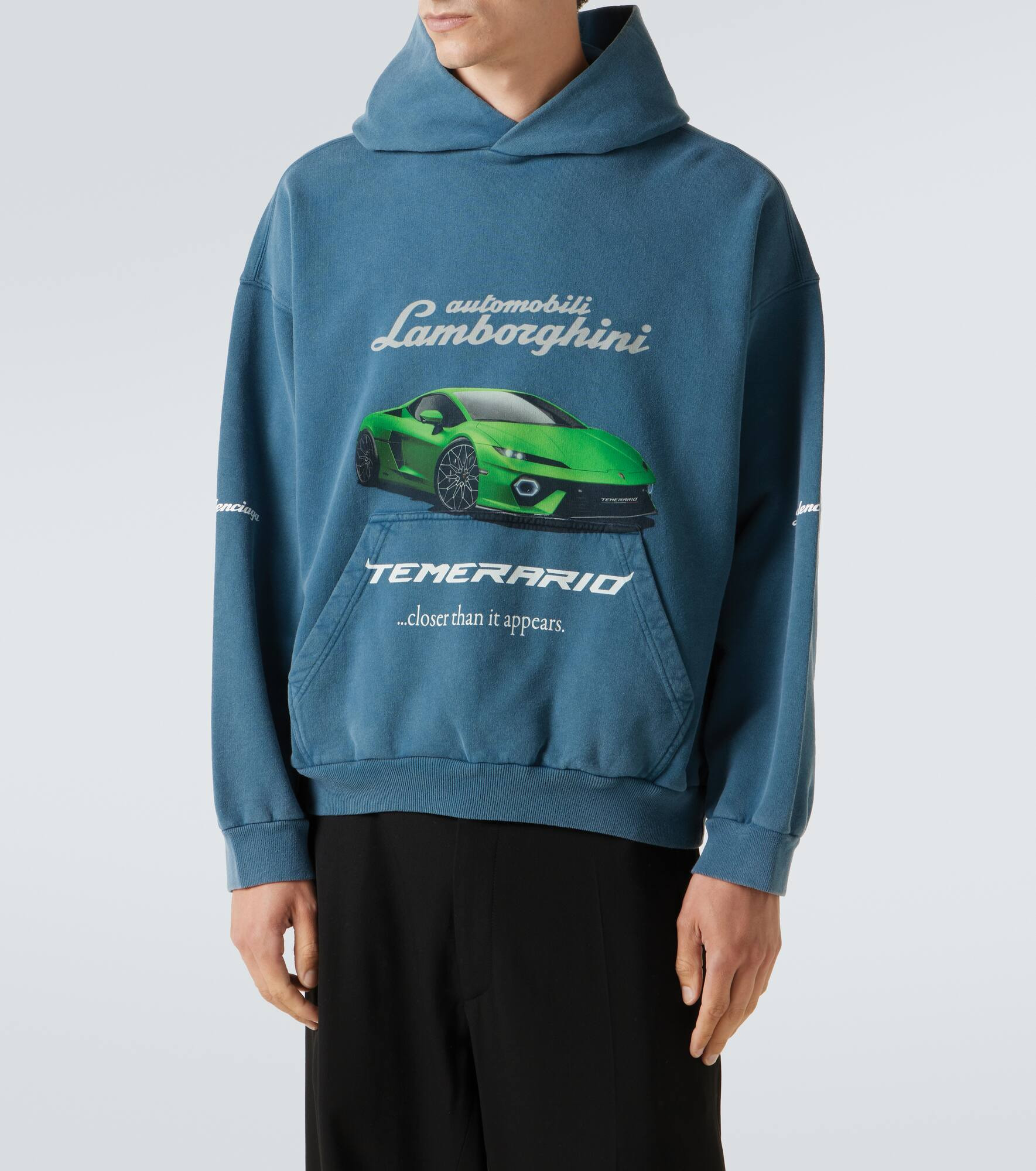 x Automobili Lamborghini cotton fleece hoodie - 3