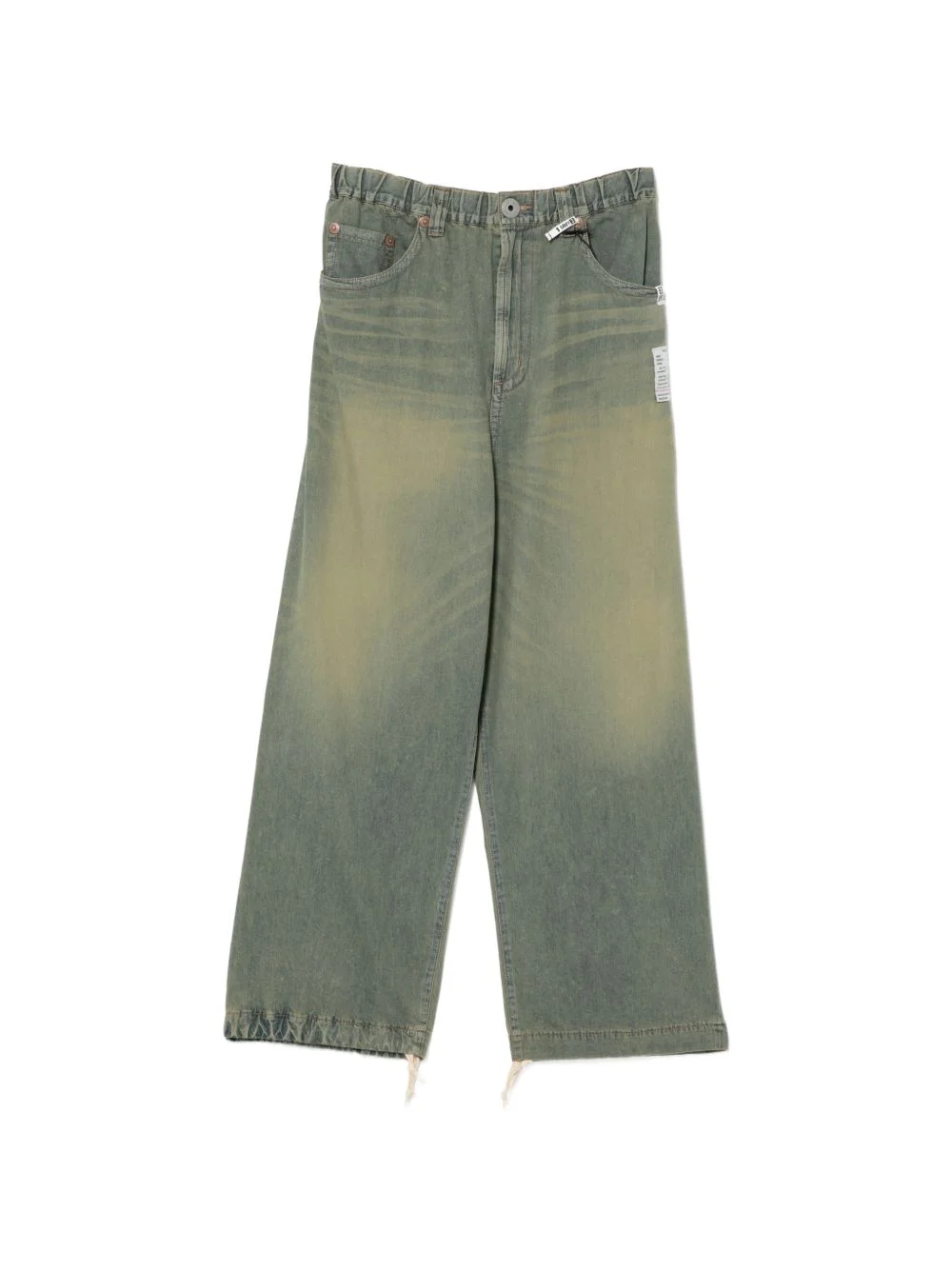 logo-patch jeans - 1