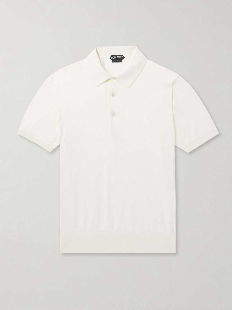Slim-Fit Cotton Polo Shirt - 1