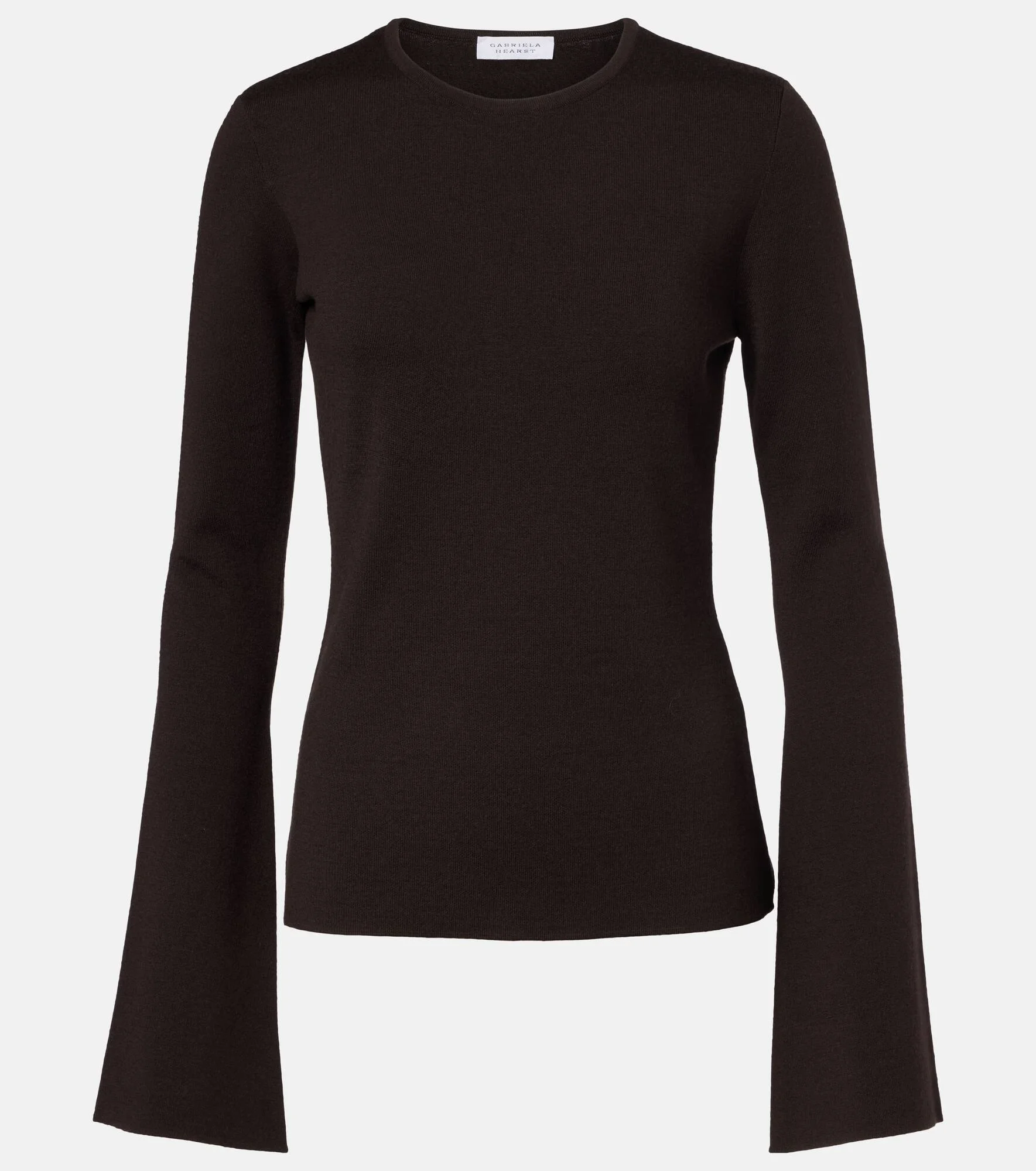 Wool, silk, and cashmere top - 1