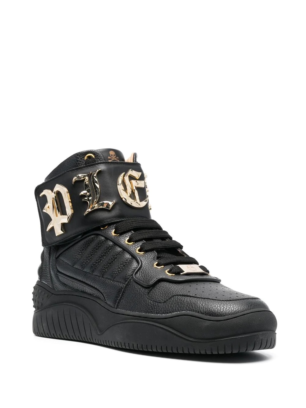 logo high-top sneakers - 2