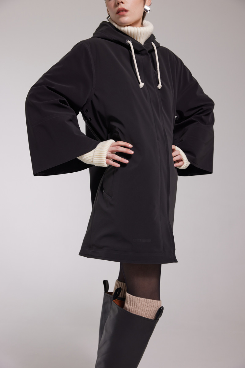Lubban Winter Matte Raincoat Black 3