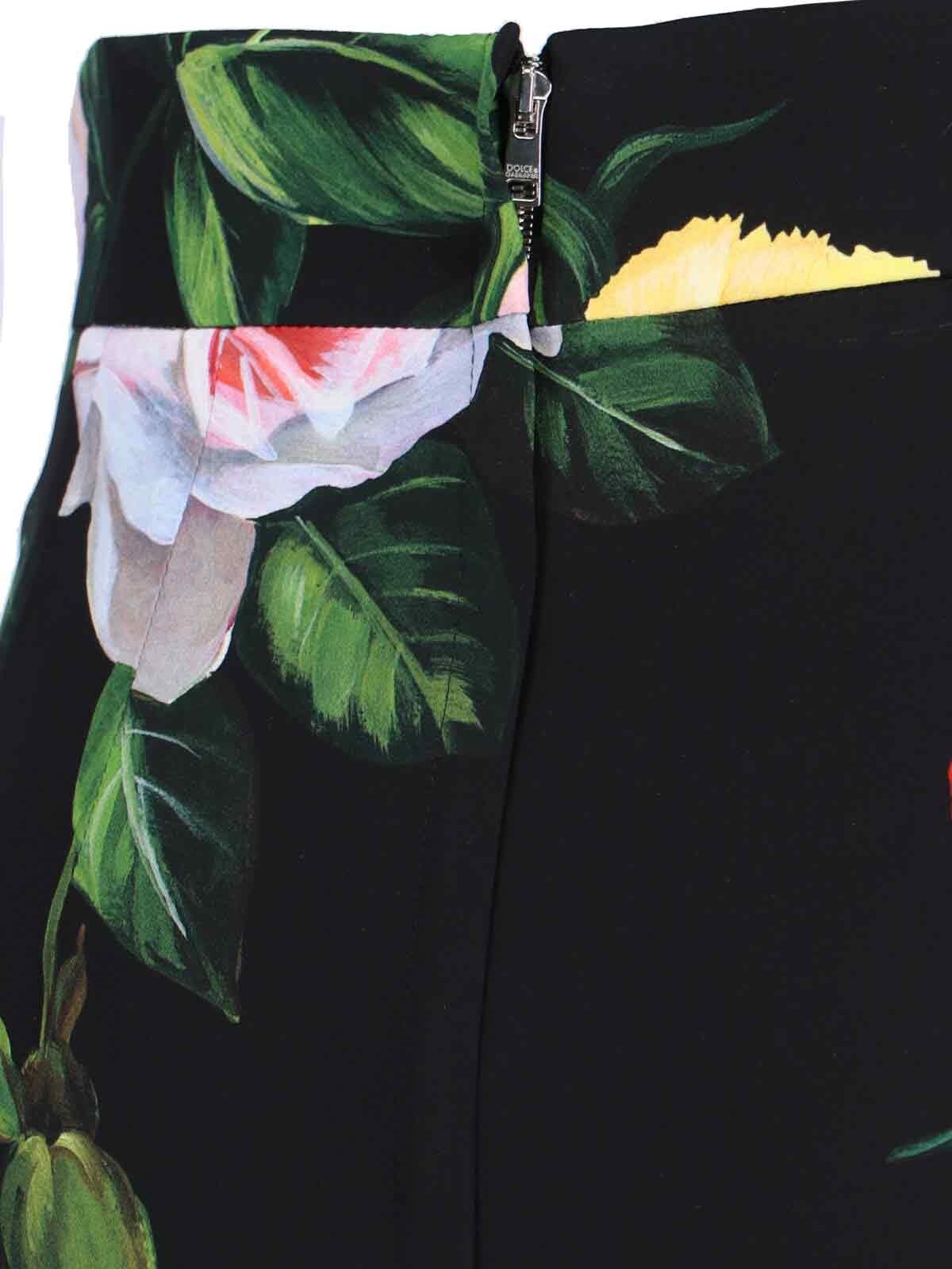 FLORAL SHEATH SKIRT - 5