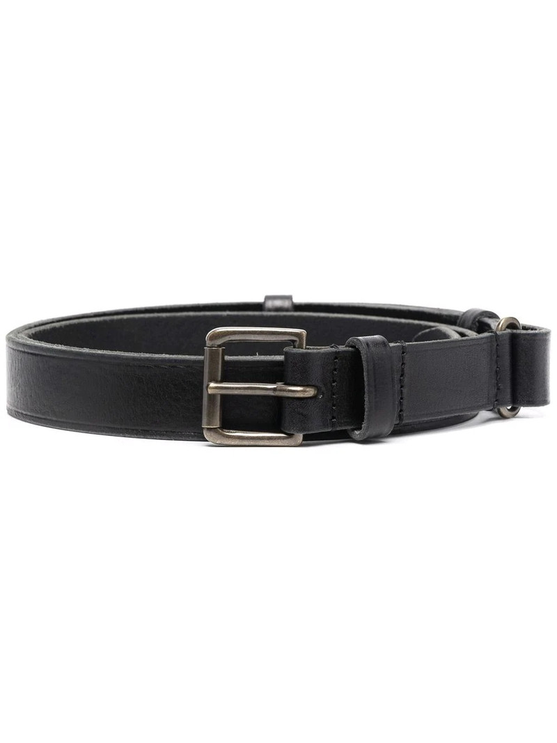 buckle-fastening leather belt 1