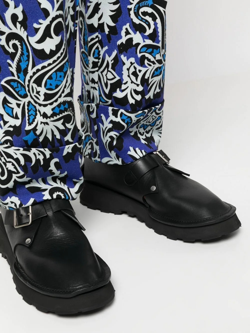 floral-print straight-leg trousers - 5