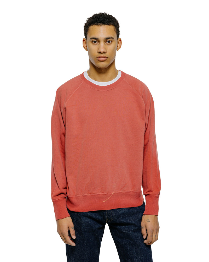 Warehouse & Co. Lot. 461 Raglan Crew Neck SW U/W Sun Burned Red outlook