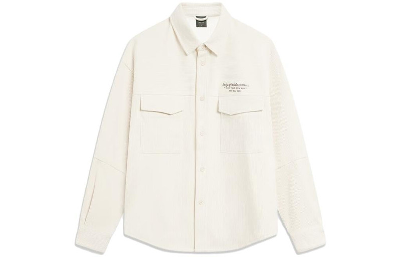 Li-Ning Li-Ning x Way of Wade Lifestyle Shirt 'White' AFDT689-5 outlook