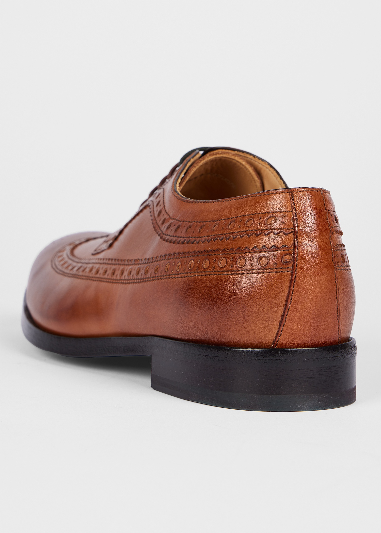 Tan Leather 'Ark' Brogues - 5
