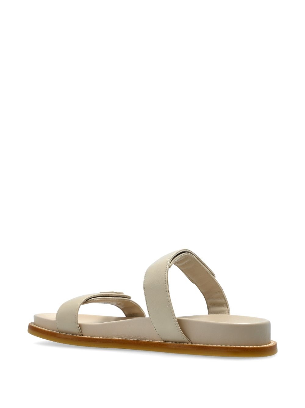 leather slides - 3