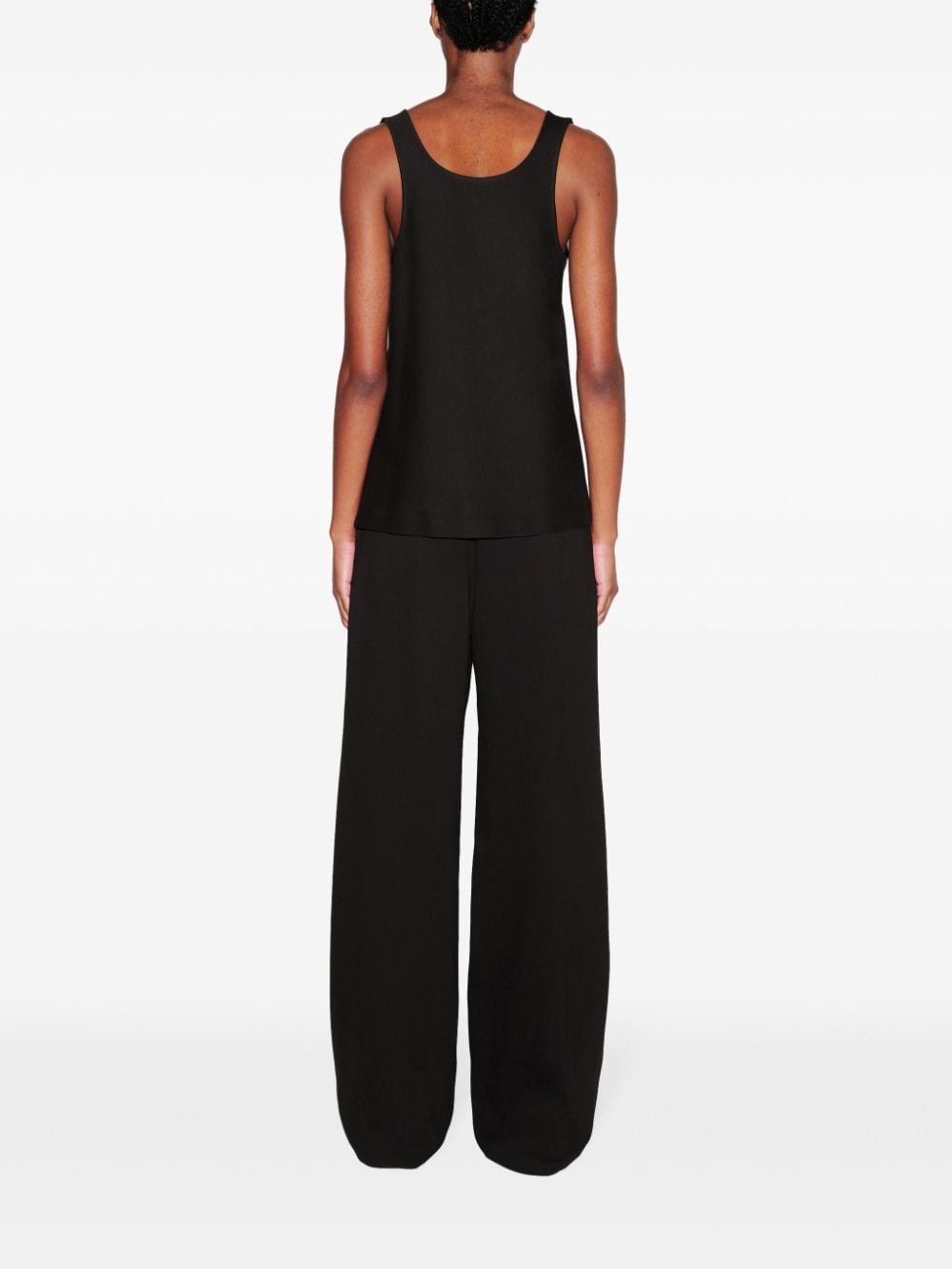 scoop-neck vest top - 4