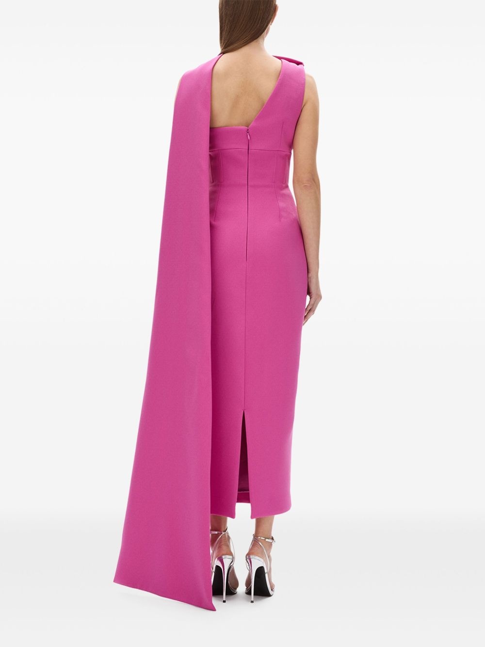 Clara asymmetrical cape dress - 6