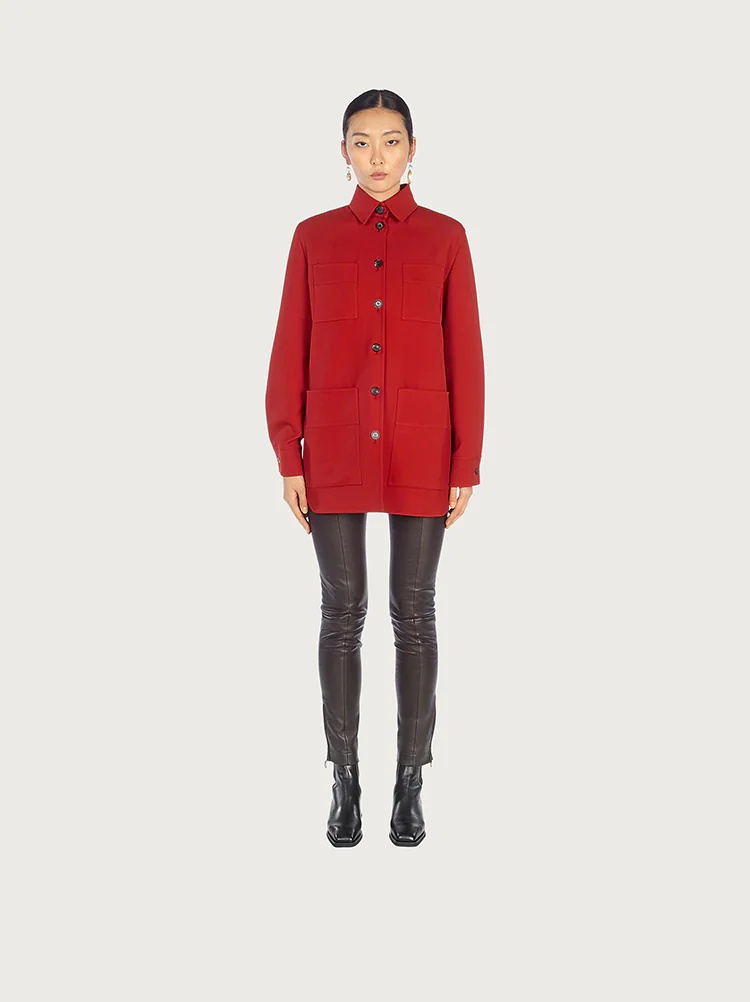WOOL SHIRT JACKET - 3