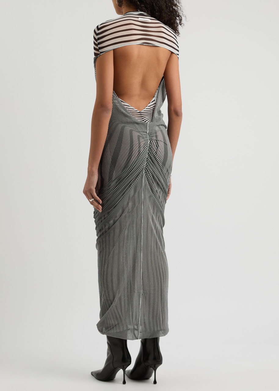 Jean Paul Gaultier Jean Paul Gaultier Printed Tulle Maxi