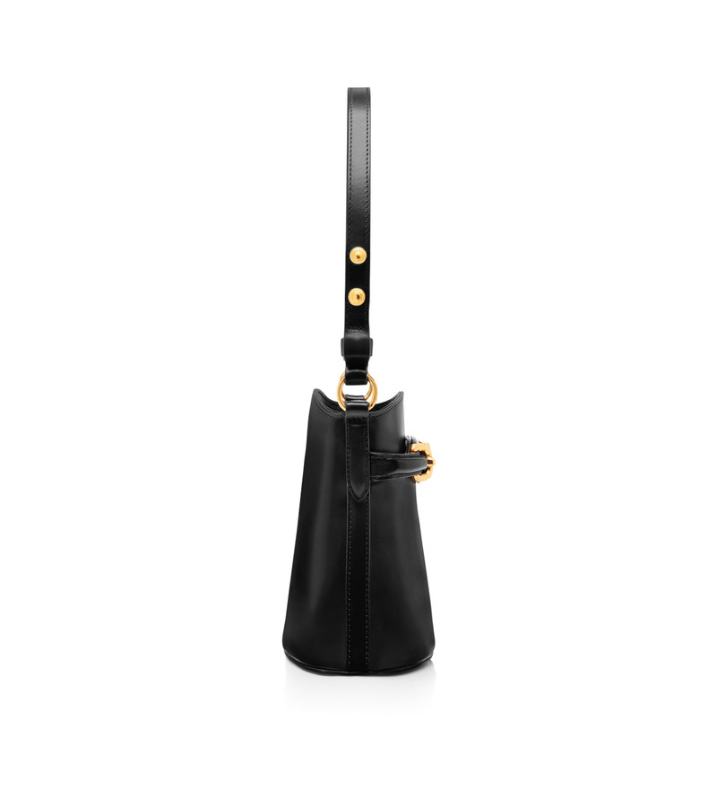 TOM FORD PALMELLATO-EFFECT LEATHER WHITNEY SMALL BUCKET BAG outlook