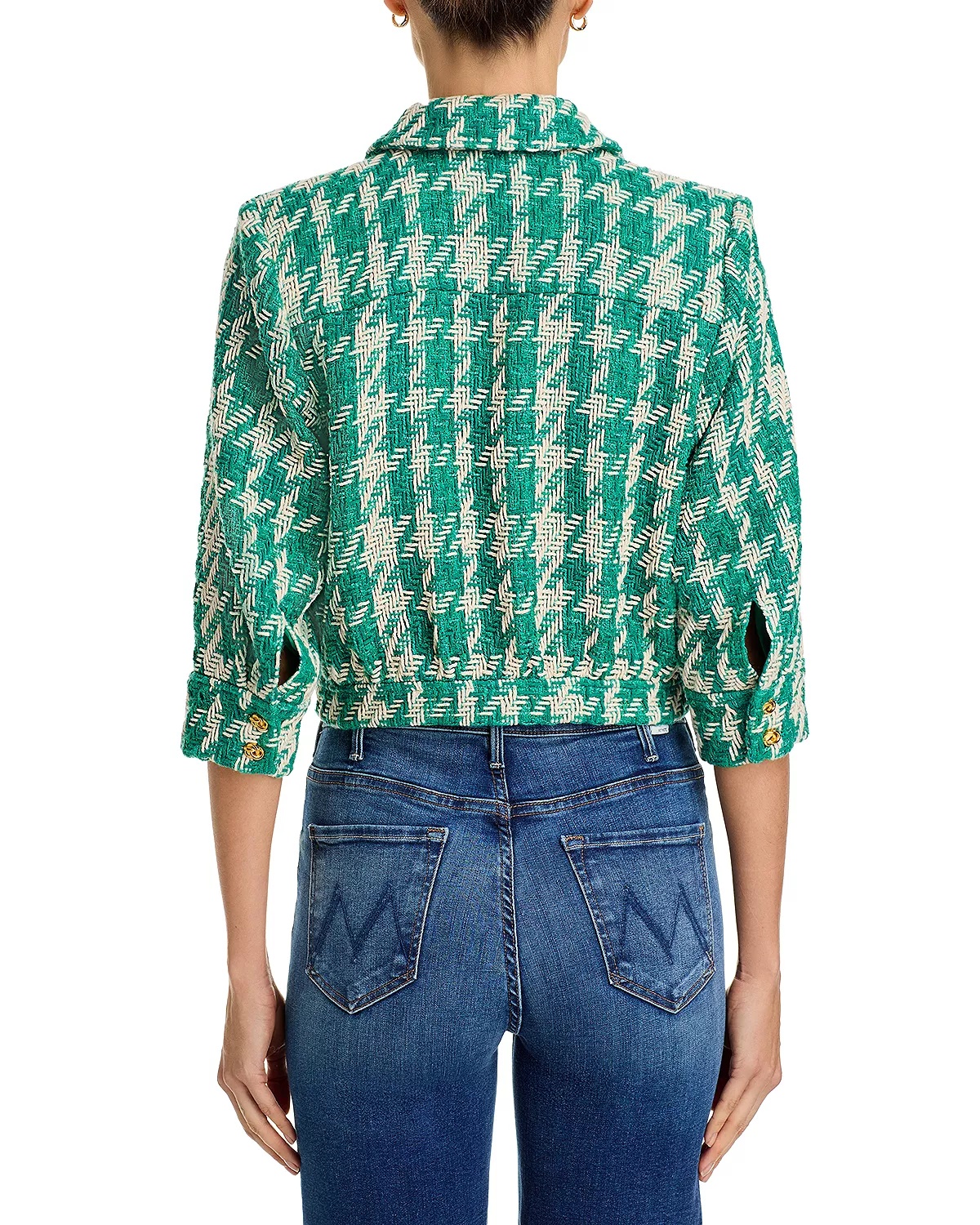 Jia Cropped Three Quarter Sleeve Jacket - 3