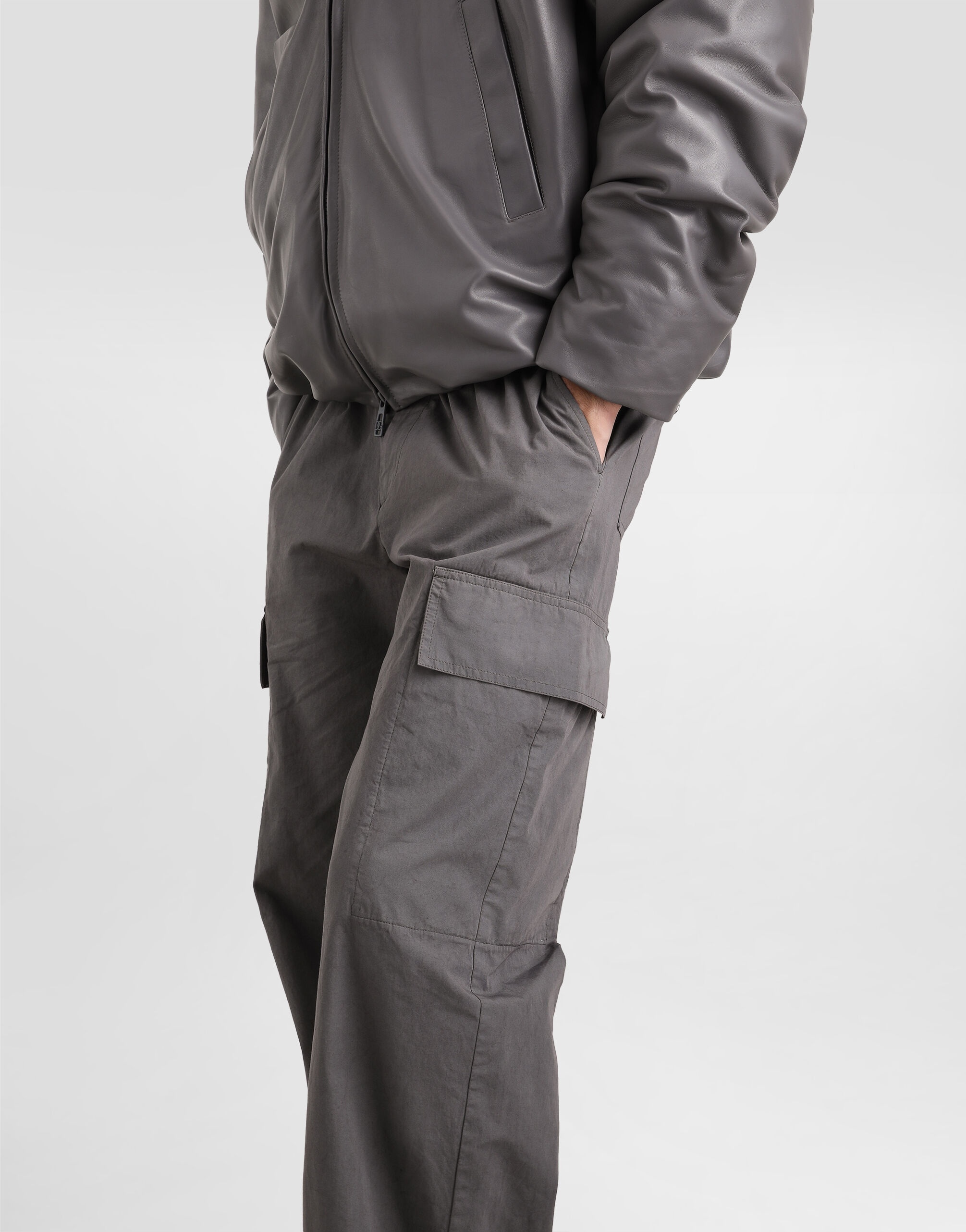 Cotton cargo pants - 4