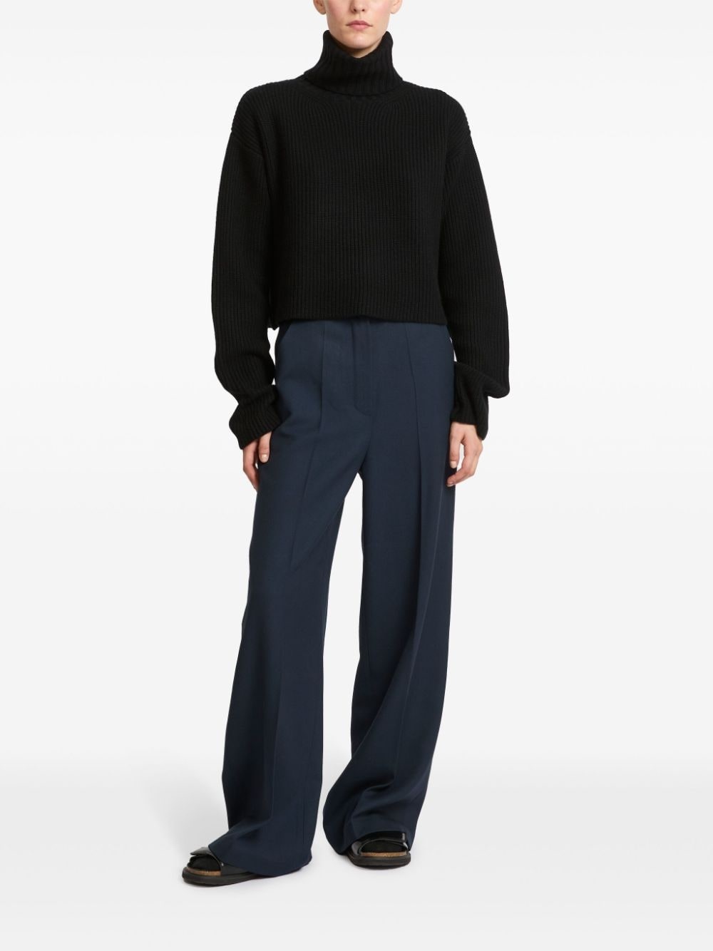 wool tailored trousers - 2
