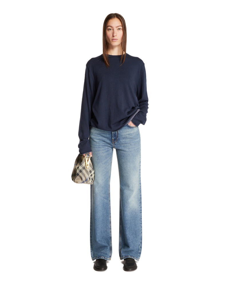 Holzweiler Blue Contrast Sweater outlook