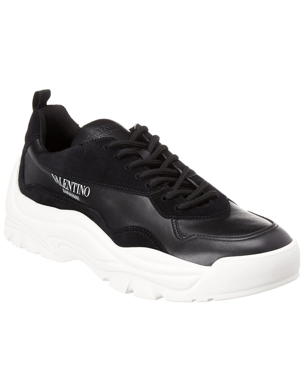 Valentino Leather & Suede Sneaker - 1