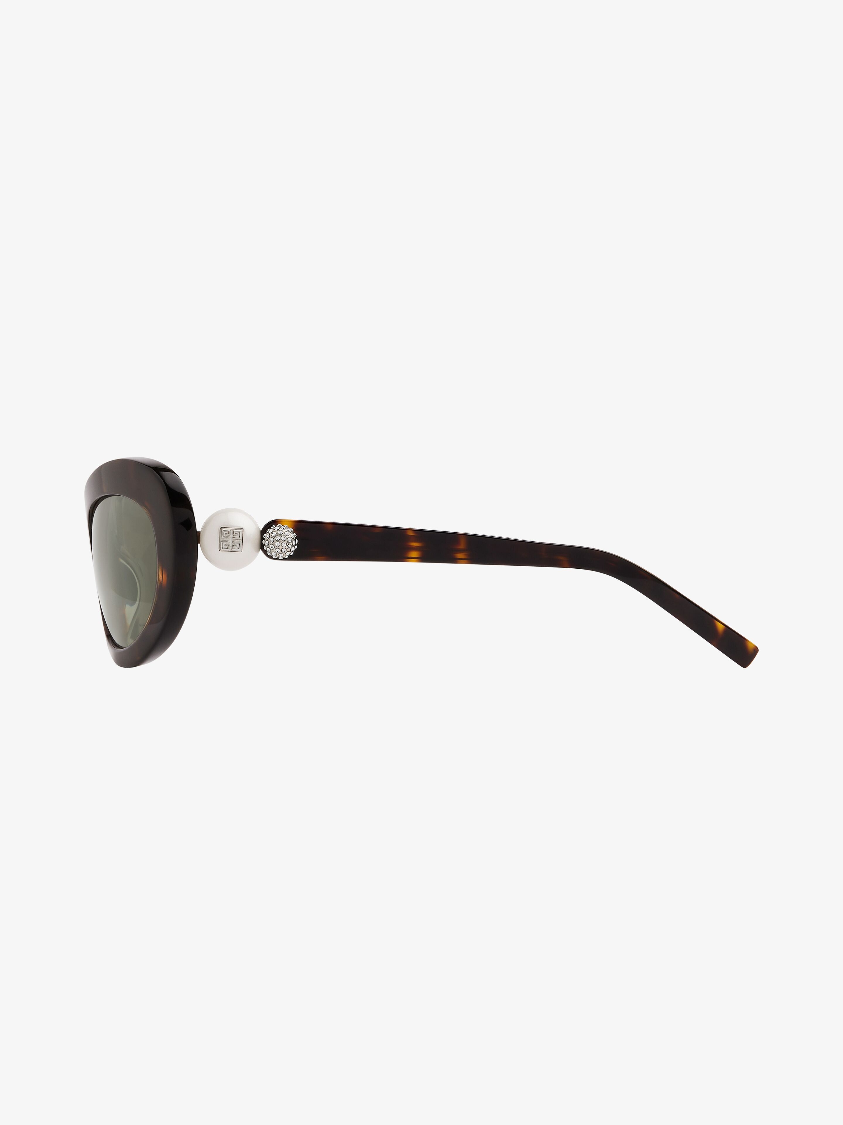 4G PEARL SUNGLASSES IN ACETATE WITH CRYSTALS - 5