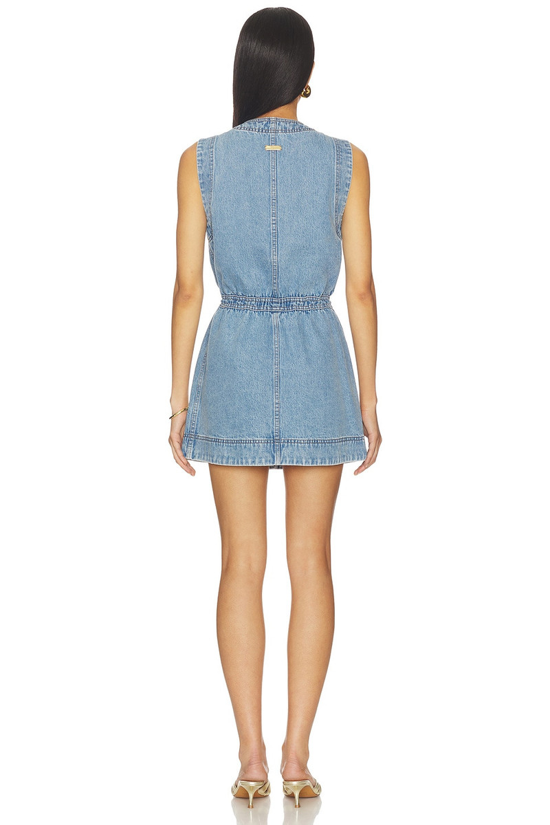 Aje. Goldie Denim Mini Dress outlook