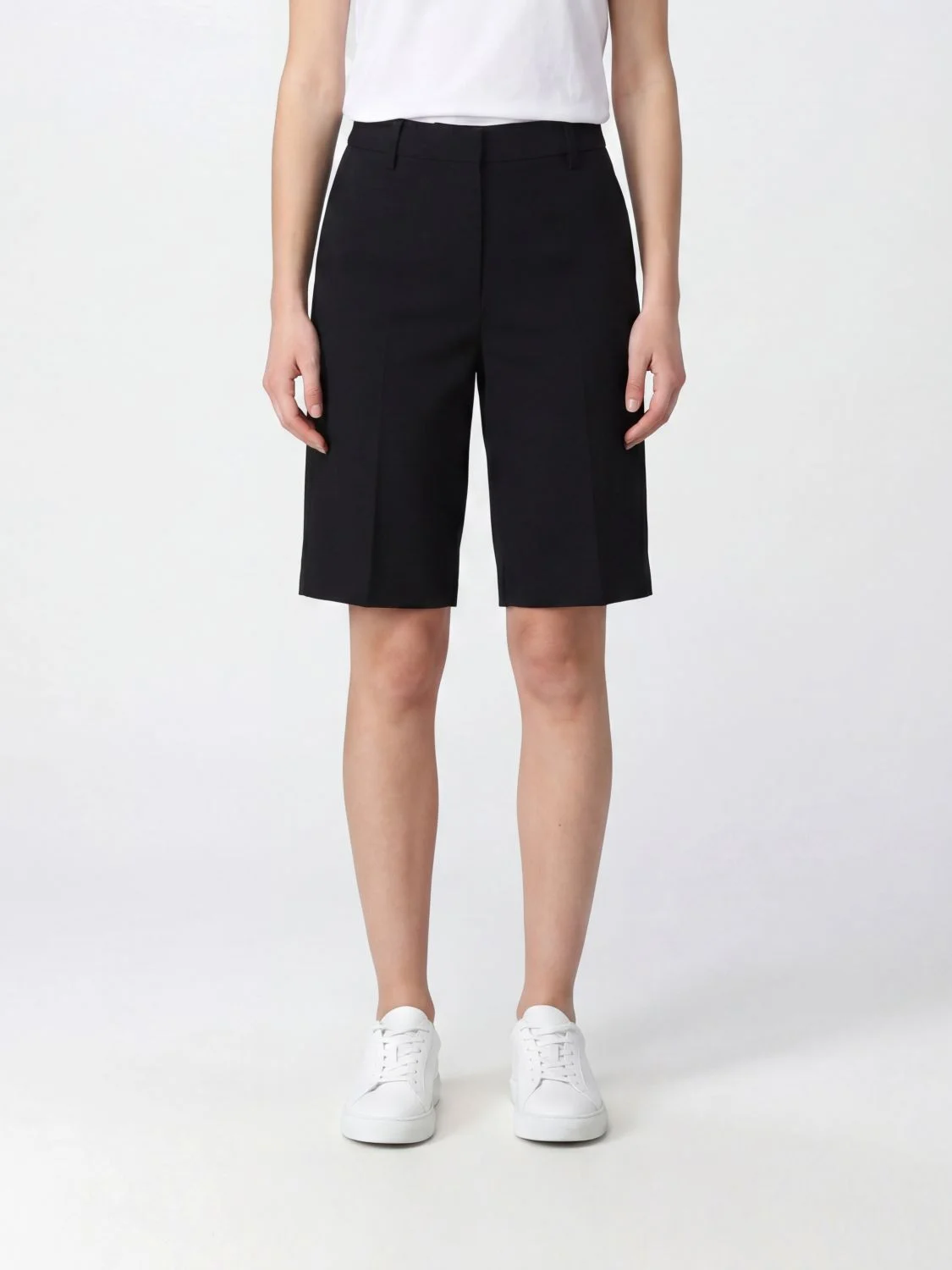 DRIES VAN NOTEN Wool Blend Tailored Shorts - 1