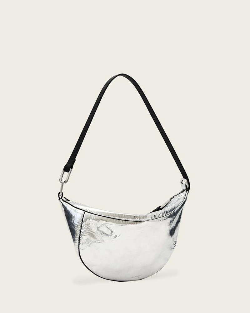 LUNA METALLIC LEATHER SHOULDER BAG 5