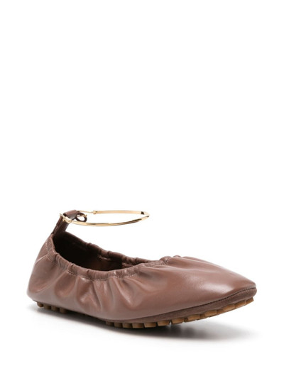 FENDI leather ballerina shoes outlook