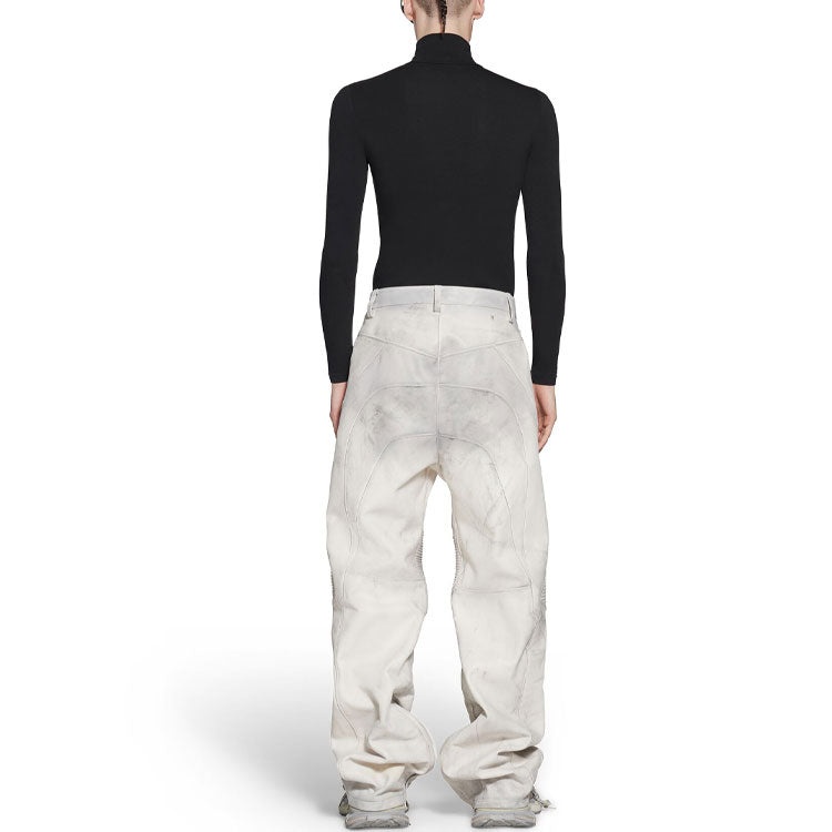Balenciaga Biker Baggy Pants 'White' 747080TOS149012 - 4