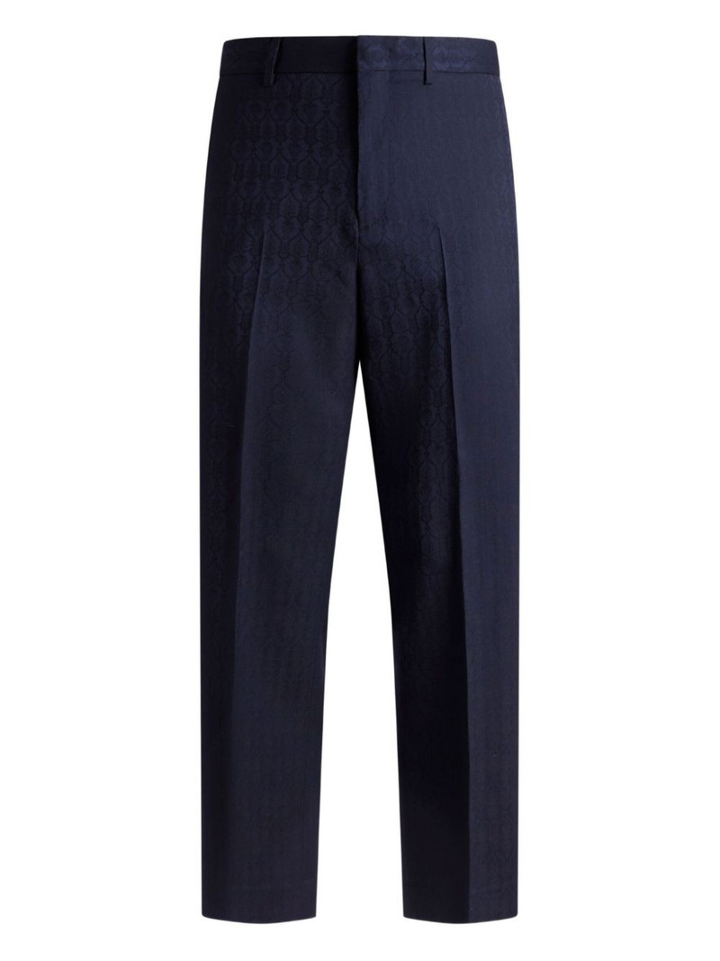 jacquard wool trousers 1